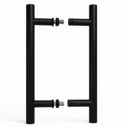 Obostrana ručka za vrata HOME / Crna mat