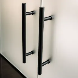 Obostrana ručka za vrata HOME / Crna mat