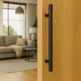 Obostrana ručka za vrata HOME / Crna mat