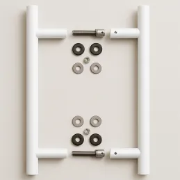 Obostrana ručka za vrata HOME / Bijela