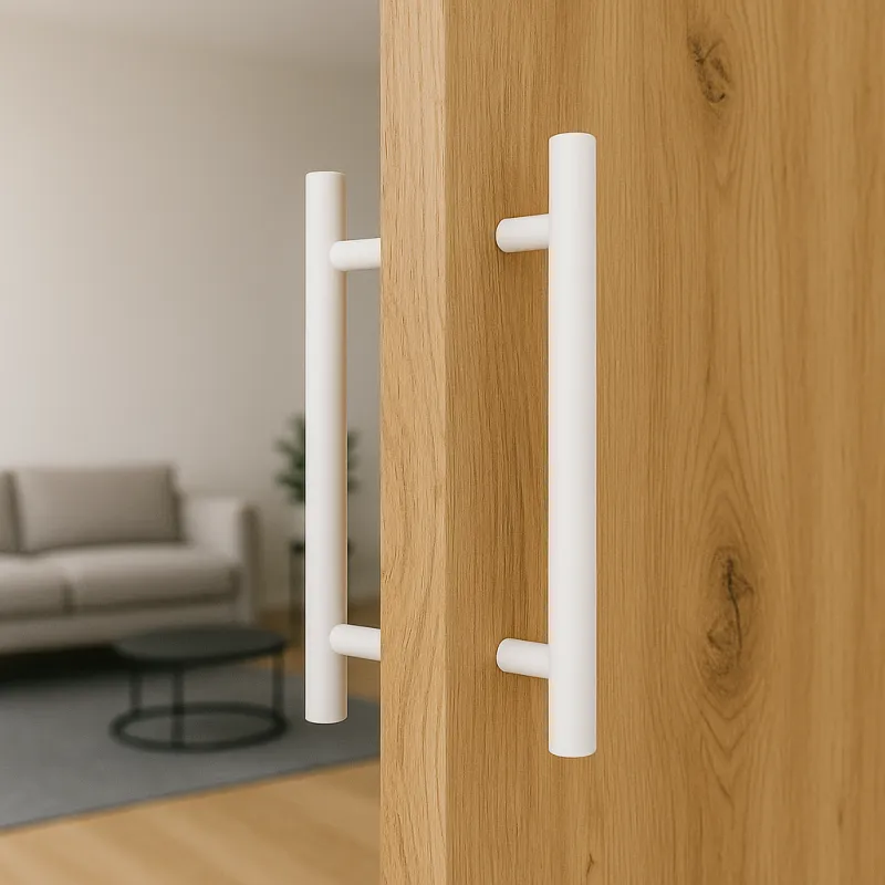 Obostrana ručka za vrata HOME / Bijela