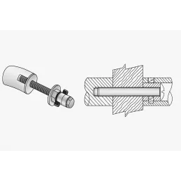 Obostrana kvaka za vrata HOME / Bakarna