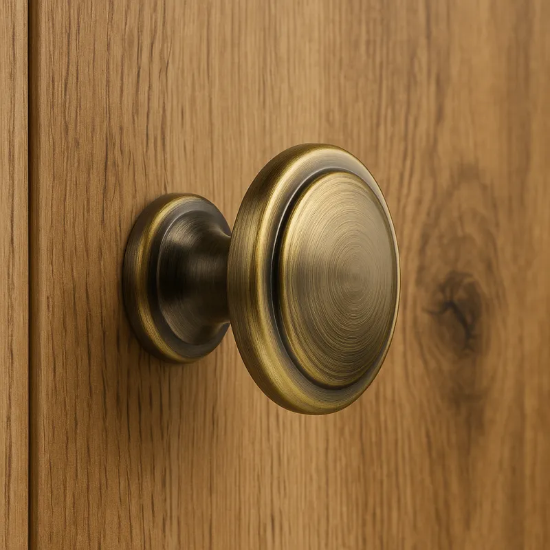 Ručka za namještaj knop SIMON / Brušeni mesing