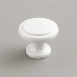 Ručka knopka SIMON / Bijela sjajna