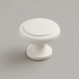 Ručka knopka SIMON / Bijela mat