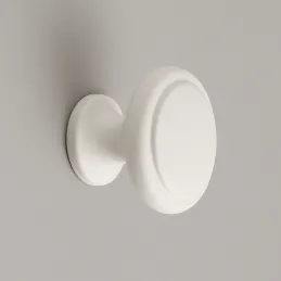 Ručka knopka SIMON / Bijela mat