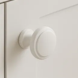 Ručka knopka SIMON / Bijela mat
