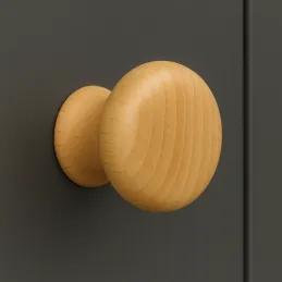 Drvena ručkica knop NADIN / Lakirani bukva