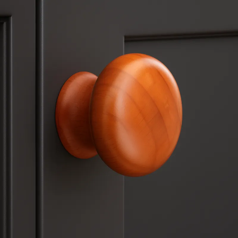 Drvena ručkica knop NADIN / Kalvados lakirana