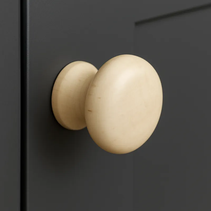 Drvena ručkica knop NADIN / Lakirani javor