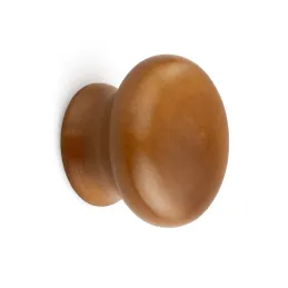 Drvena ručkica knop NADIN / Svijetli lakirani orah