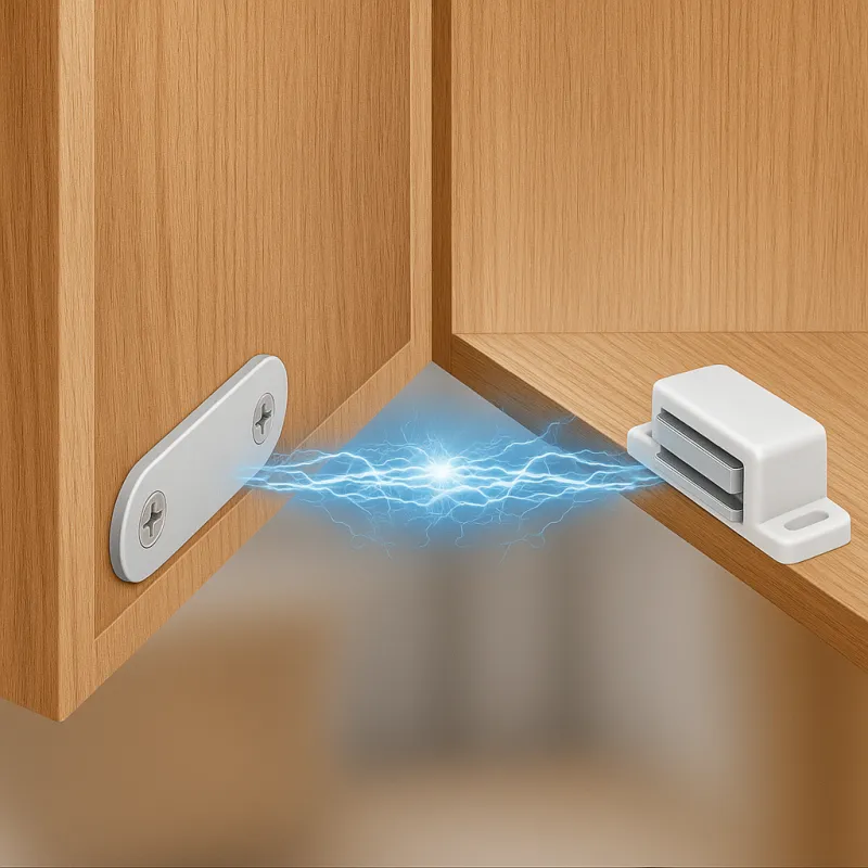 Namještajni magnet PRACTIC / Bijeli