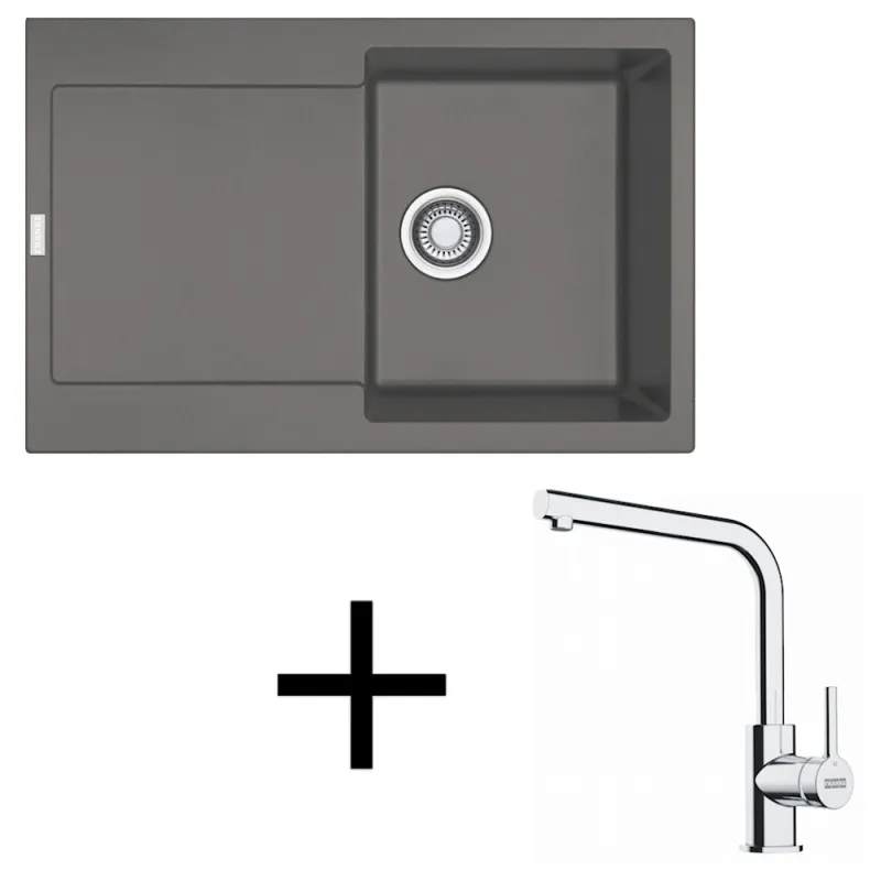 Set G259 Kameninový sudoper Franke MRG 611+ Slavina FS 3230 / Sivi kamen