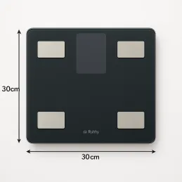 Pametna vaga s aplikacijom FEEL FIT / Bijela