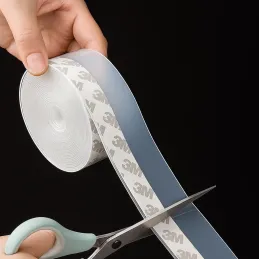 Set od 2 komada zaštitne silikonske brtve za vrata 1800 mm / Prozirno