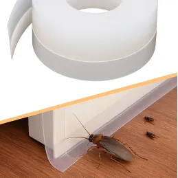 Set od 2 komada zaštitne silikonske brtve za vrata 1800 mm / Prozirno