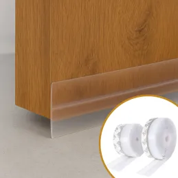 Set od 2 komada zaštitne silikonske brtve za vrata 1800 mm / Prozirno