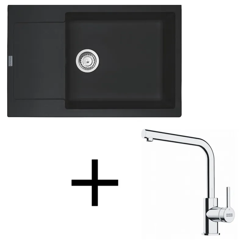 Set G277 Set od keramičkog sudopera Franke MRG 611-78 BB + slavina FS 3230 / Onyx