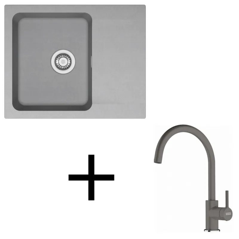 Set T118 Tectonit sudoper Franke OID 611-62 + Slavina FC 6018 / Siva