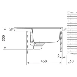Set T118 Tectonit sudoper Franke OID 611-62 + Slavina FS 3230 / Crna