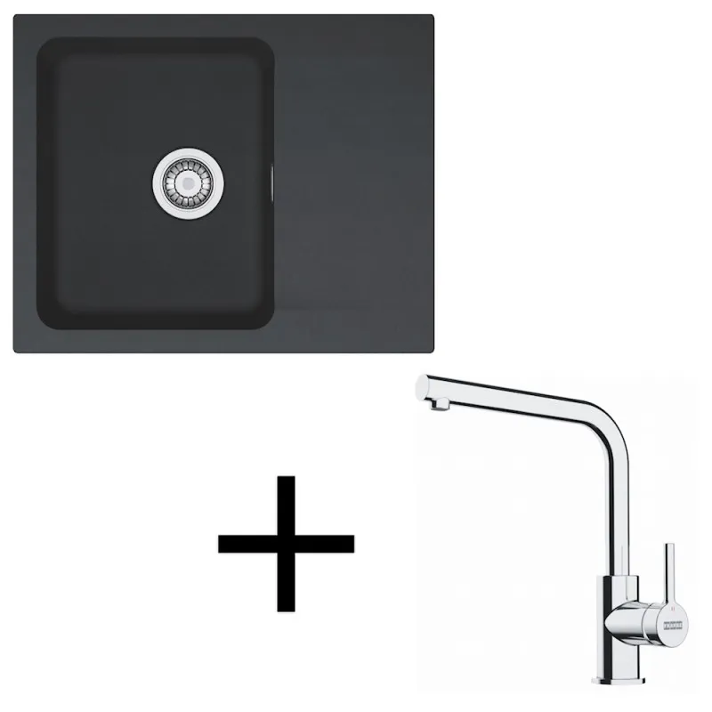 Set T118 Tectonit sudoper Franke OID 611-62 + Slavina FS 3230 / Crna