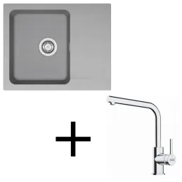 Set T118 Tectonit sudoper Franke OID 611-62 + Slavina FS 3230 / Siva