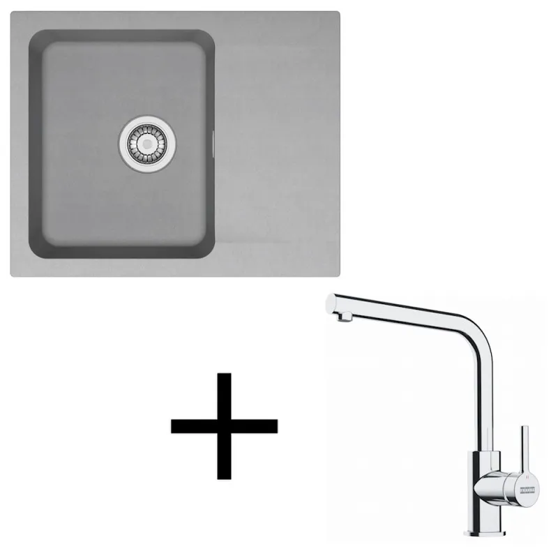 Set T118 Tectonit sudoper Franke OID 611-62 + Slavina FS 3230 / Siva