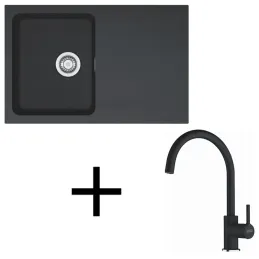 Set T119 Tectonit sudoper Franke OID 611-78 + Miješalica FC 6018 / Crna