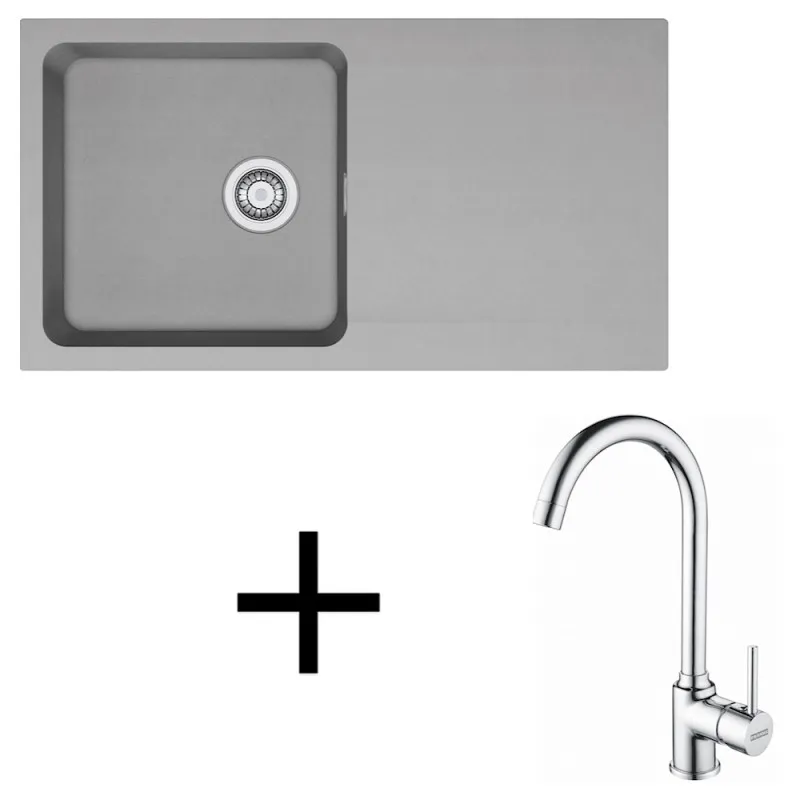 Set T98 Tectonit sudoper Franke OID 611 + Slavina FP 9000 / Siva