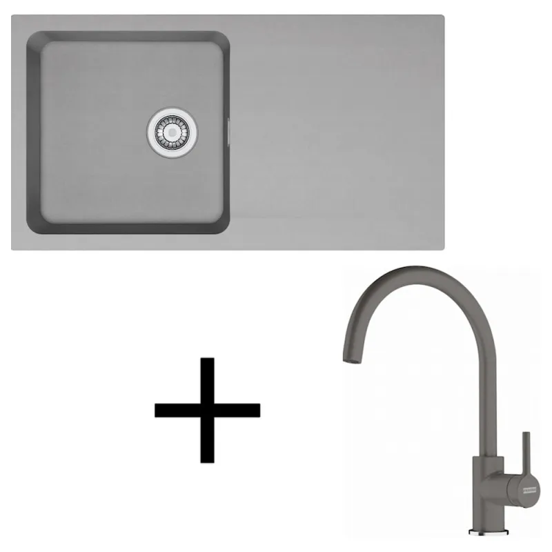 Set T120 Tectonit sudoper Franke OID 611 + Slavina FC 6018 / Siva