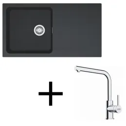 Set T112 Tectonit sudoper Franke OID 611 + Slavina FS 3230 / Crna