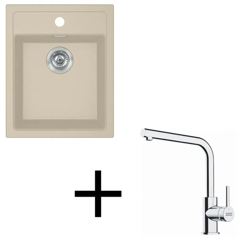 Set T113 Tectonit sudoper Franke SID 610-40 + Slavina FS 3230 / Bež