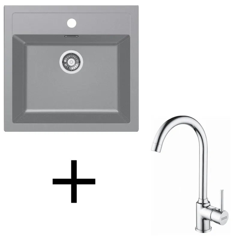 Set T102 Tectonit sudoper Franke SID 610+ Slavina FP 9000 / Siva