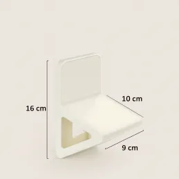 Podloga za odlaganje nogu za kupaonicu ili hodnik / Bijela krem