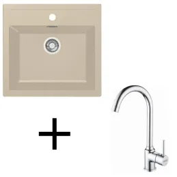 Set T102 Tectonit sudoper Franke SID 610+ Miješalica FP 9000 / Bež