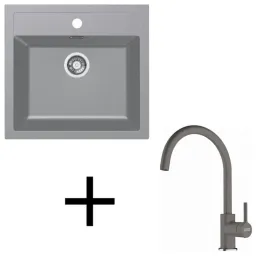 Set T122 Tectonit sudoper Franke SID 610+ Miješalica FC 6018 / Siva