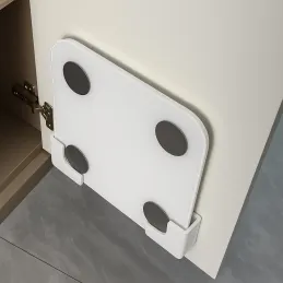 Par plastičnih držača za vagu ili dasku za rezanje / Bijela