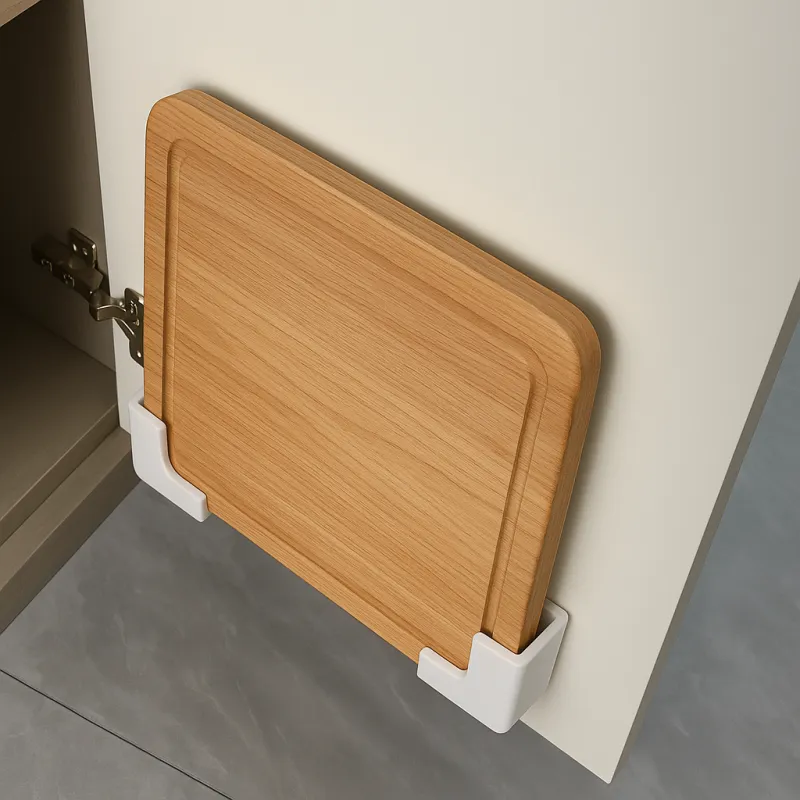 Par plastičnih držača za vagu ili dasku za rezanje / Bijela