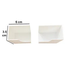 Par plastičnih držača za vagu ili dasku za rezanje / Bijela