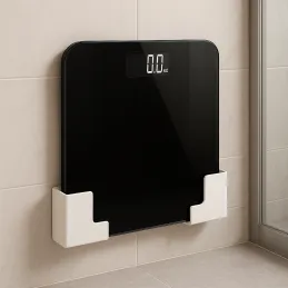 Par plastičnih držača za vagu ili dasku za rezanje / Bijela