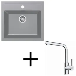 Set T114 Tectonit sudoper Franke SID 610+ Miješalica FS 3230 / Siva