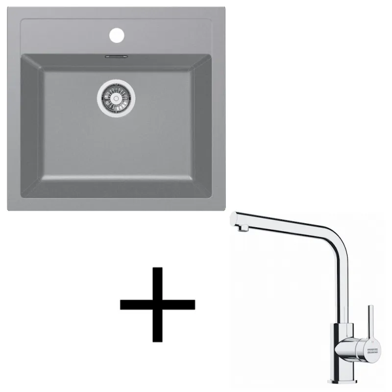 Set T114 Tectonit sudoper Franke SID 610+ Miješalica FS 3230 / Siva