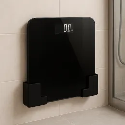 Par plastičnih držača za vagu ili dasku za rezanje / Crna