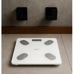 Par plastičnih držača za vagu ili dasku za rezanje / Crna