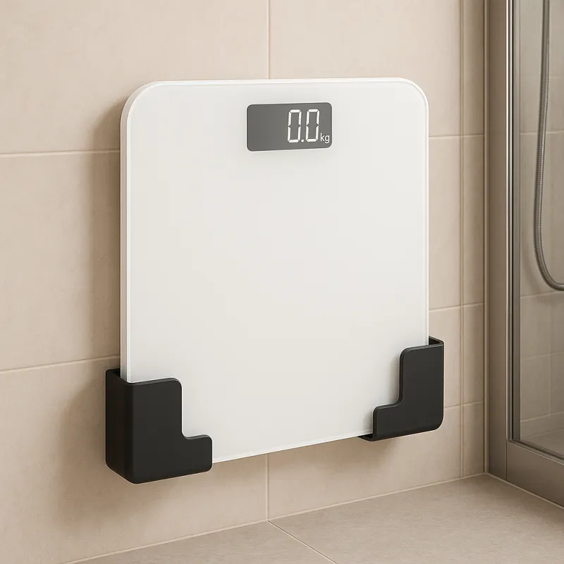 Par plastičnih držača za vagu ili dasku za rezanje / Crna