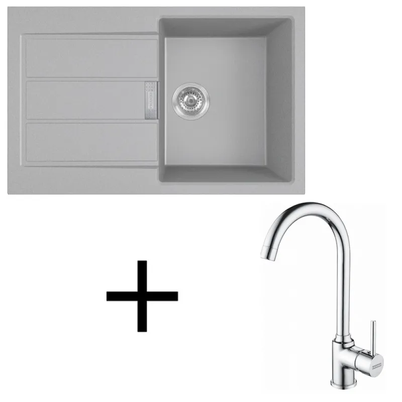 Set T104 Tectonit sudoper Franke S2D 611-78 + Slavina FP 9000 / Siva