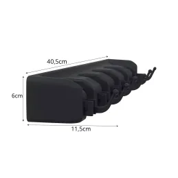 Univerzalna vješalica za metle i mopove / Crna