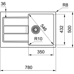 Set T123 Tectonit sudoper Franke S2D 611-78 + Slavina FC 6018 / Siva