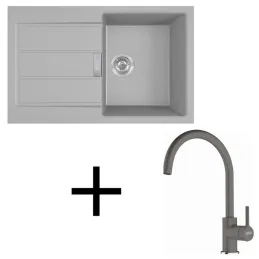 Set T123 Tectonit sudoper Franke S2D 611-78 + Slavina FC 6018 / Siva