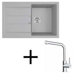 Set T123 Tectonit sudoper Franke S2D 611-78 + Slavina FS 3230  / Siva